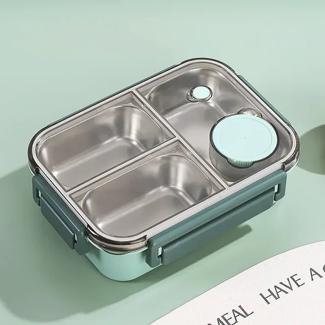 Mealvault - Thermobehälter für Essen mit Edelstahlfächern