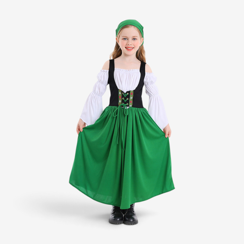 Mädchen-Mittelalterkleid mit Historischer Stil