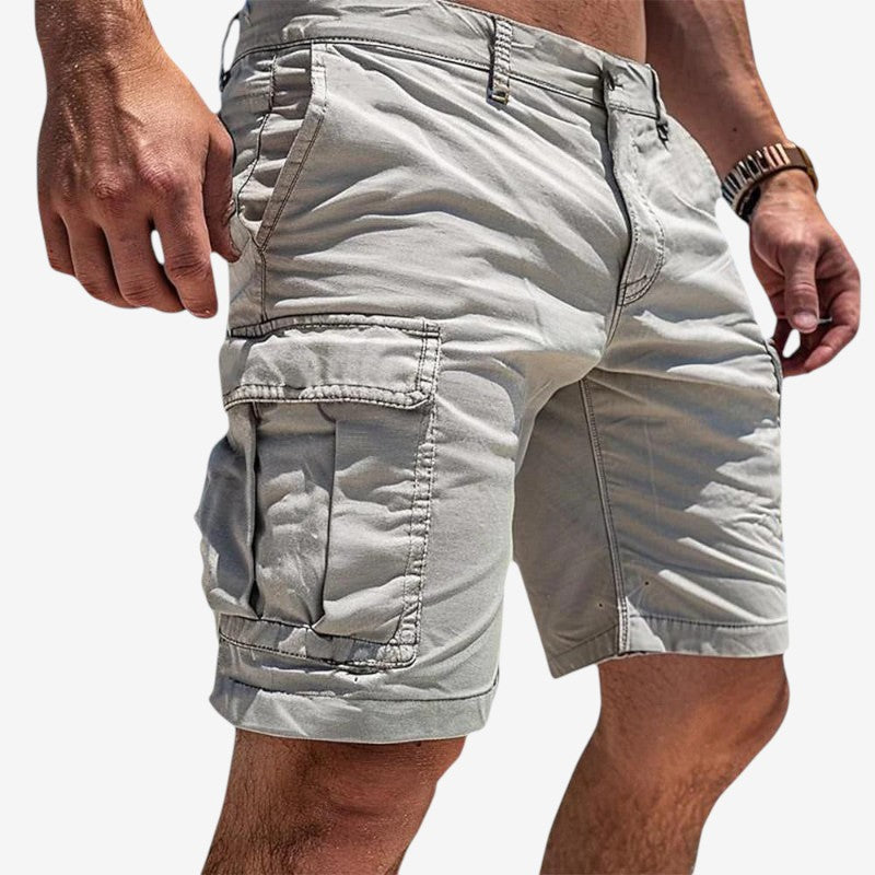 Shortzen - Knielange Shorts mit mehreren Taschen und geradem Beinschnitt
