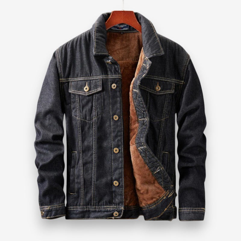 Lawrence – Fleecegefütterte Jacke mit Langärmeln und Taschen