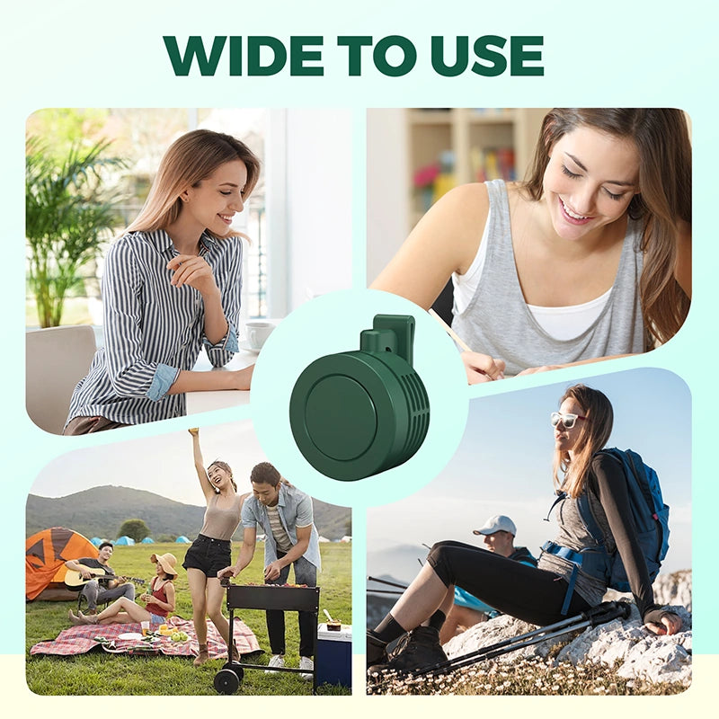 Clipora - Mini-Ventilator mit Clip für Arbeitsplatz und unterwegs