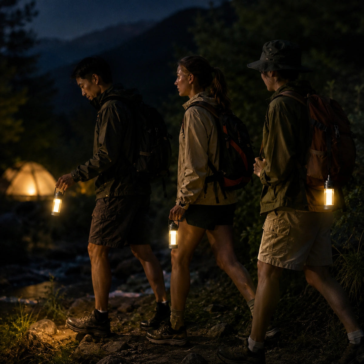 Campora - 2-in-1-Mückenabwehrgerät mit LED-Licht für Outdoor und Camping