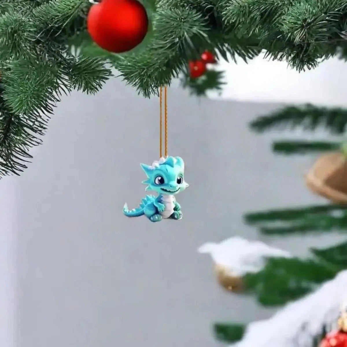 Yuldragon - Adventskalender mit 24 Drachenanhängern in verschiedenen Designs