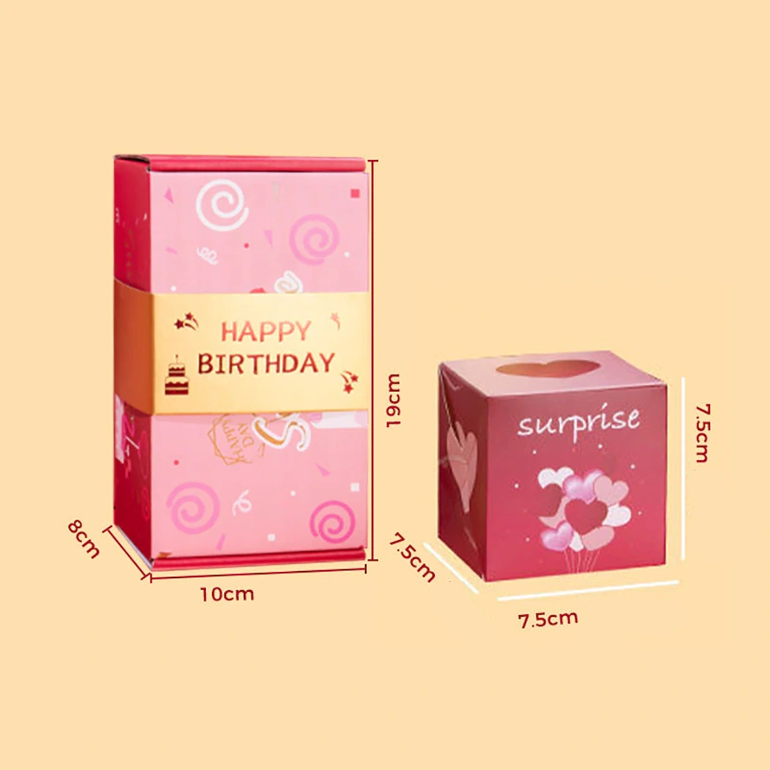 Charm - Geschenkbox mit Überraschungselement für kleine Geschenke