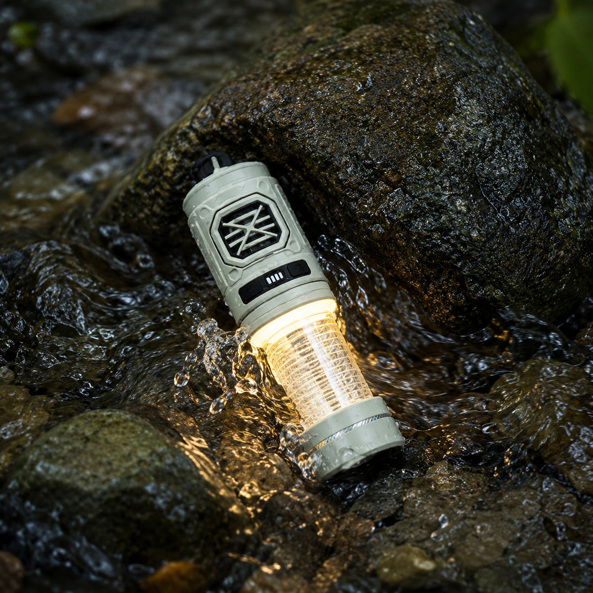 Campora - 2-in-1-Mückenabwehrgerät mit LED-Licht für Outdoor und Camping