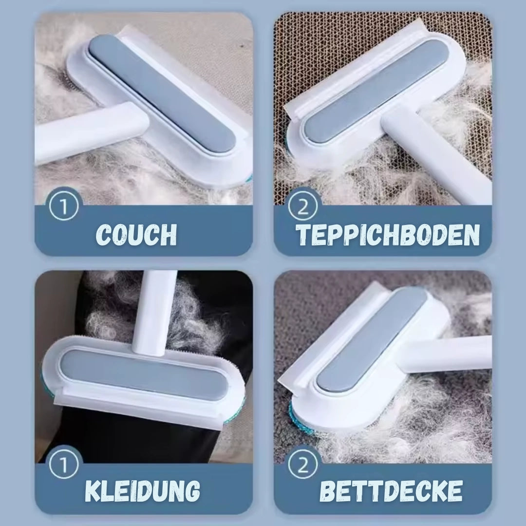 Petrix - Tierhaarentfernungsbürste für Möbel und Textilien
