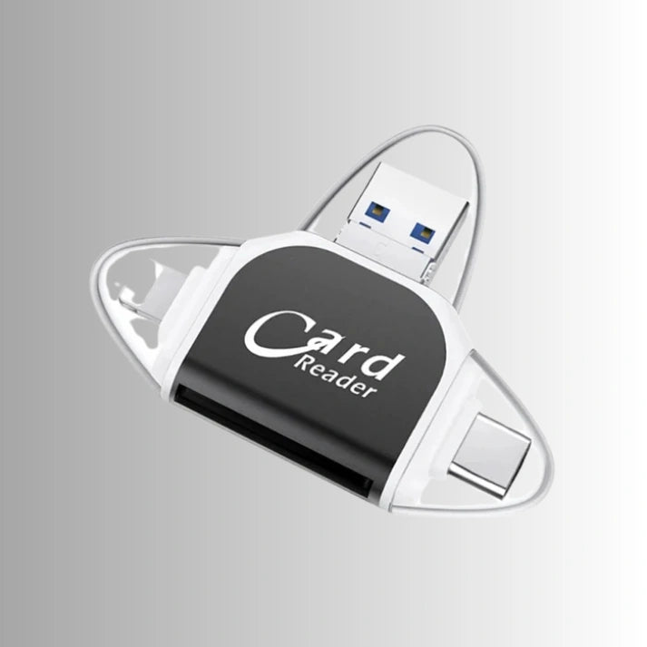 1+1 Gratis | Sync - 4 in 1 Kartenleser für USB und Speicherkarten