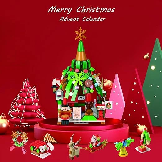 Brickmas - Adventskalender mit 24 Mini-Bausets für die Weihnachtszeit