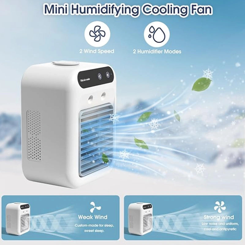 Breezlet - Mini-Luftkühler mit Luftbefeuchter und Akku