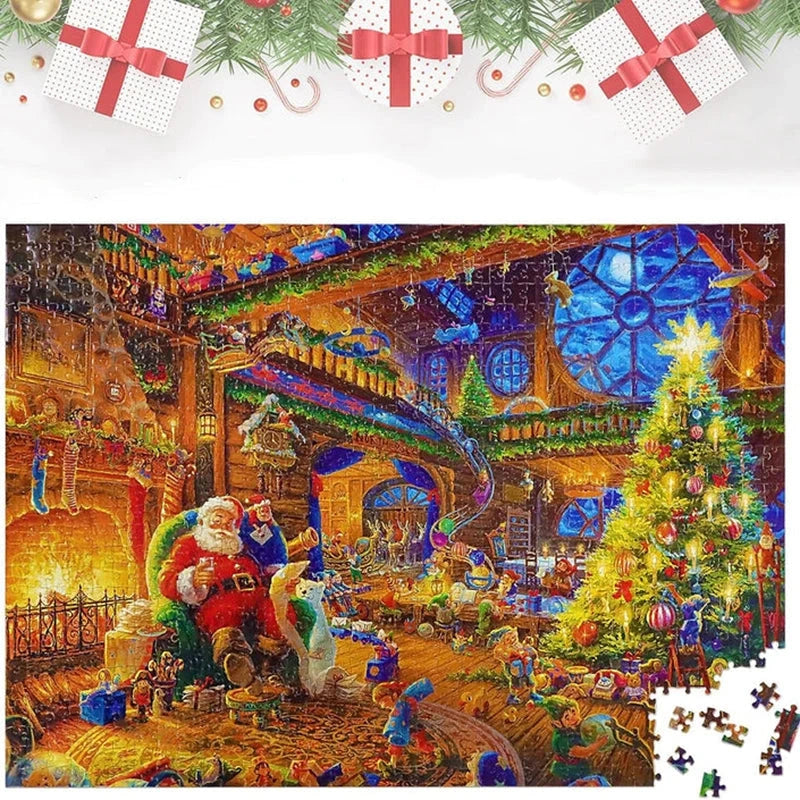 Puzzvent - Puzzle-Adventskalender mit 24 Boxen und 1008 Teilen