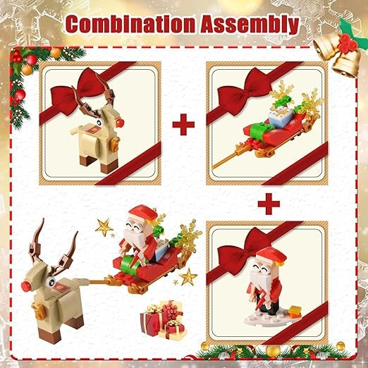 Brickmas - Adventskalender mit 24 Mini-Bausets für die Weihnachtszeit