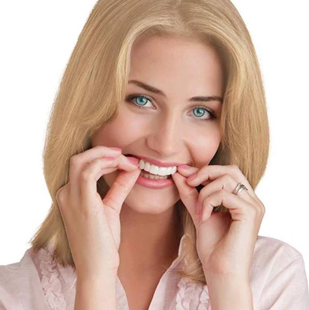 Smile - Flexibles Zahn-Cover für Ober- und Unterkiefer