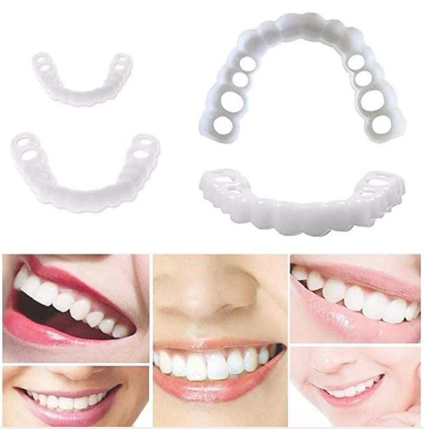 Smile - Flexibles Zahn-Cover für Ober- und Unterkiefer