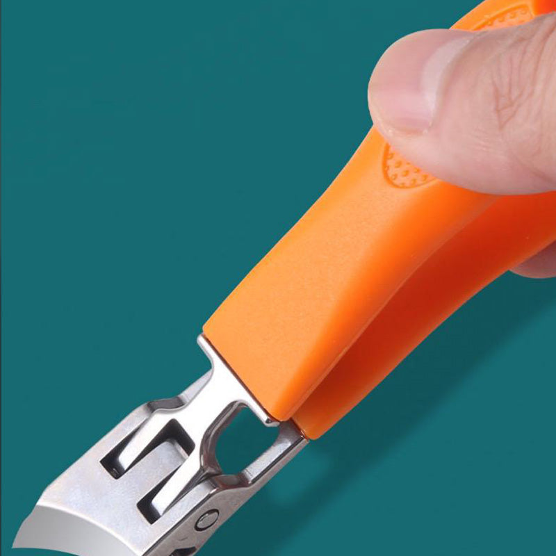 Trim - Nagelschere mit schräger Klinge und Anti Splash Design