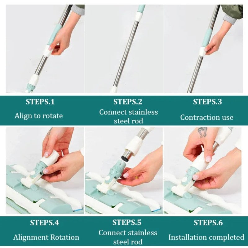 Sweep - Flachmopp für Nass- und Trockenreinigung