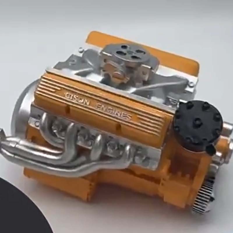 Ignitrix - Mini-V8 Motorbausatz mit CDI-Zündung und Metallteilen