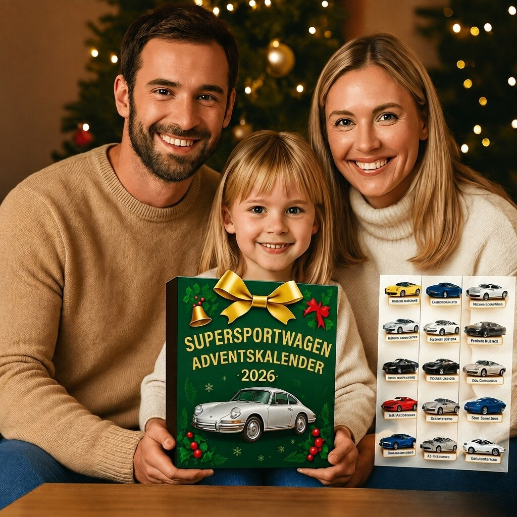 YuleRacers - Adventskalender mit 24 Miniatur-Rennwagen