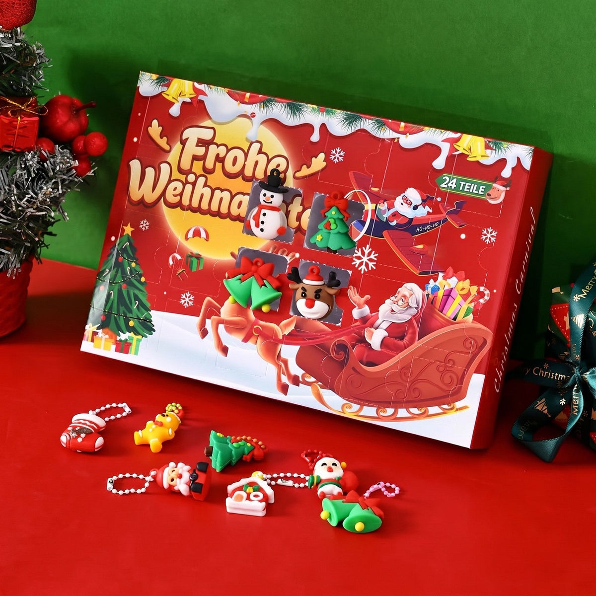 Figurmas - Adventskalender mit weihnachtlichen Mini-Figuren