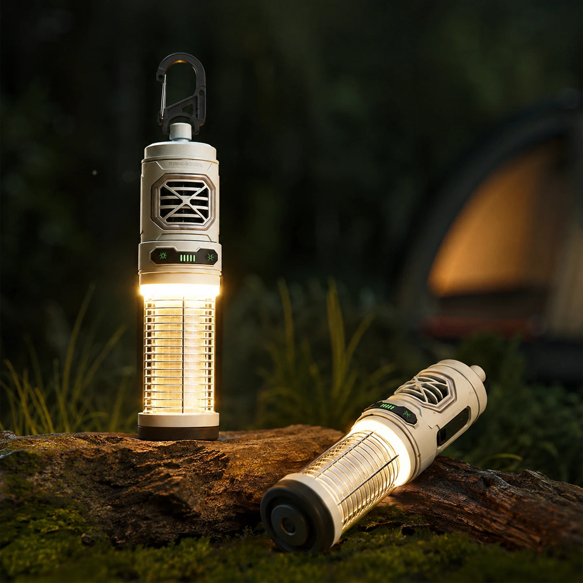 Campora - 2-in-1-Mückenabwehrgerät mit LED-Licht für Outdoor und Camping