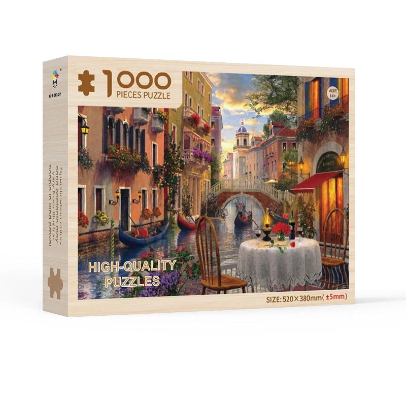 Puzzvent - Puzzle-Adventskalender mit 24 Boxen und 1008 Teilen