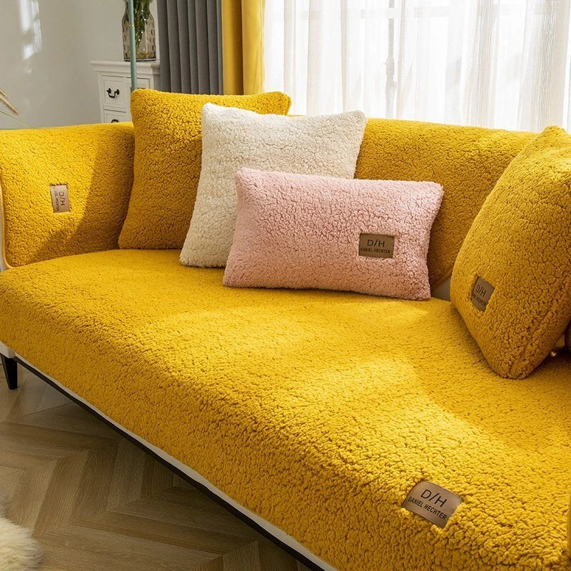 Stretch - Sofabezug für verschiedene Sofa-Größen mit Kissenbezügen