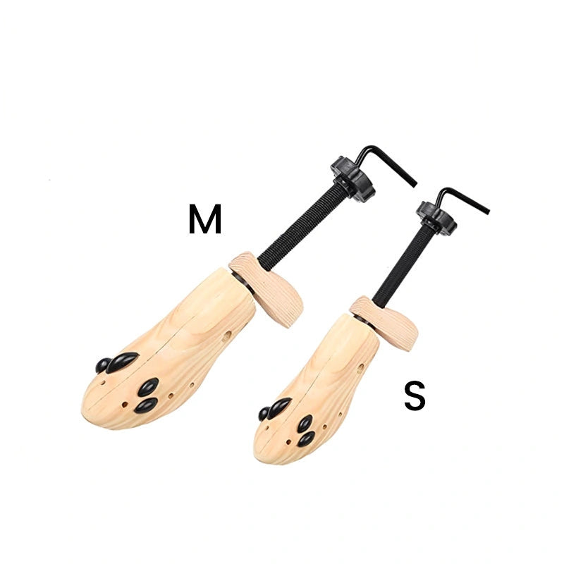 Shoeva - Verstellbarer Schuhspanner aus Holz für Damen und Herren