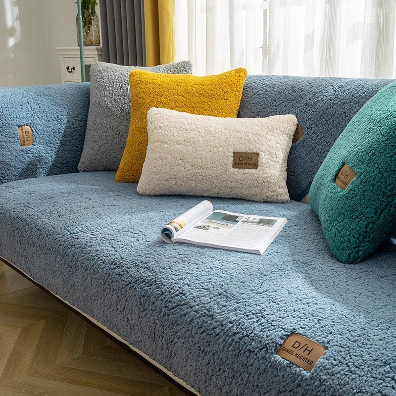 Stretch - Sofabezug für verschiedene Sofa-Größen mit Kissenbezügen