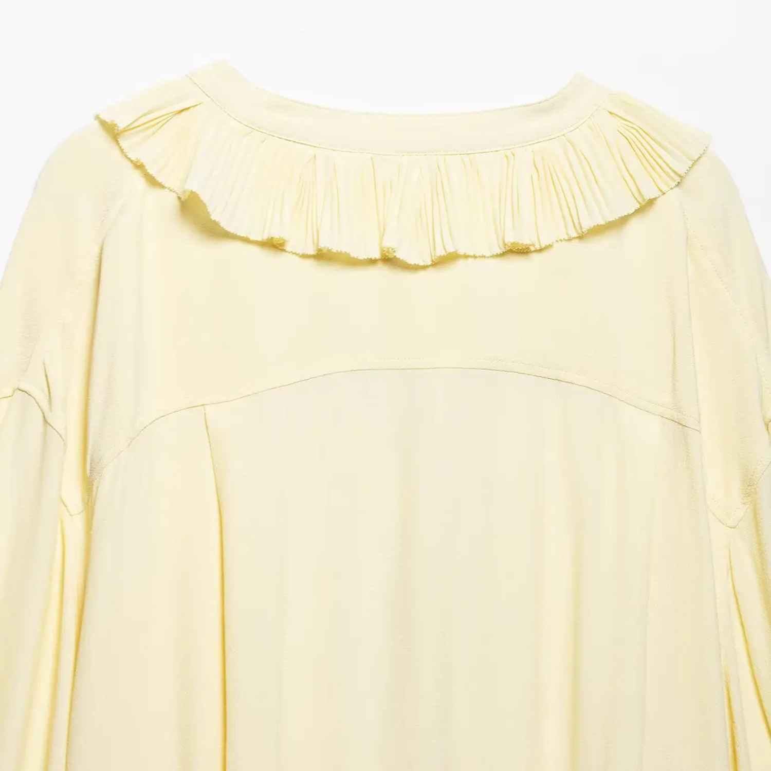 Clara | Elegantes Chiffon-Set mit V-Ausschnitt-Bluse und Maxirock