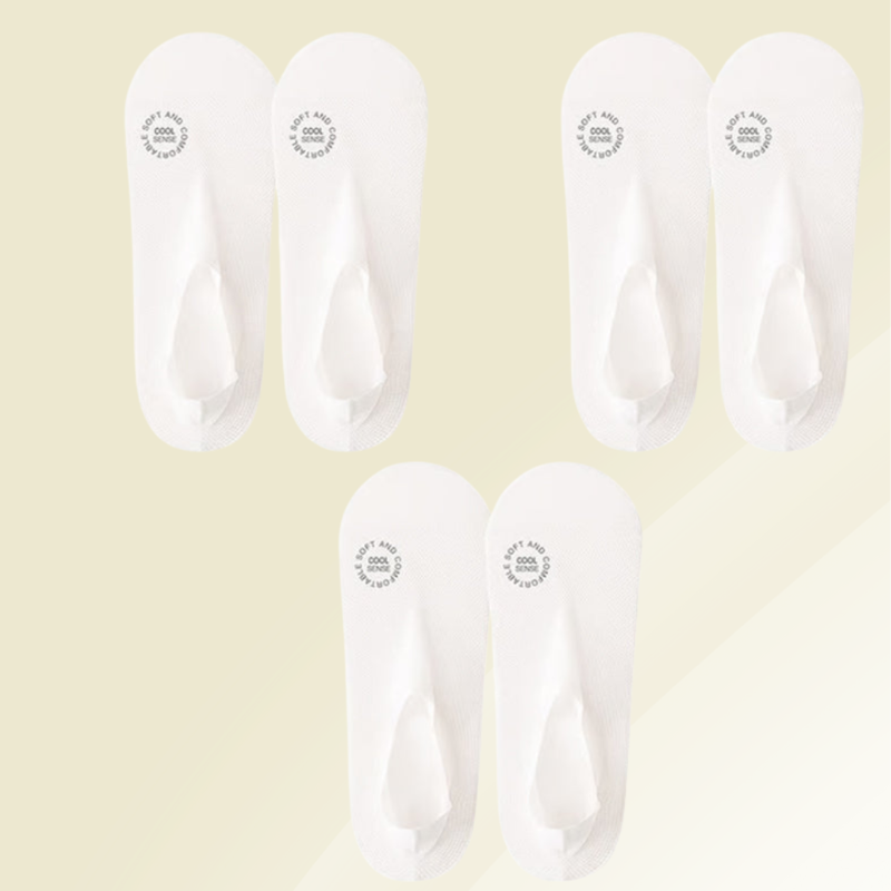 Niedrige Sneaker Socken unsichtbar Antirutsch