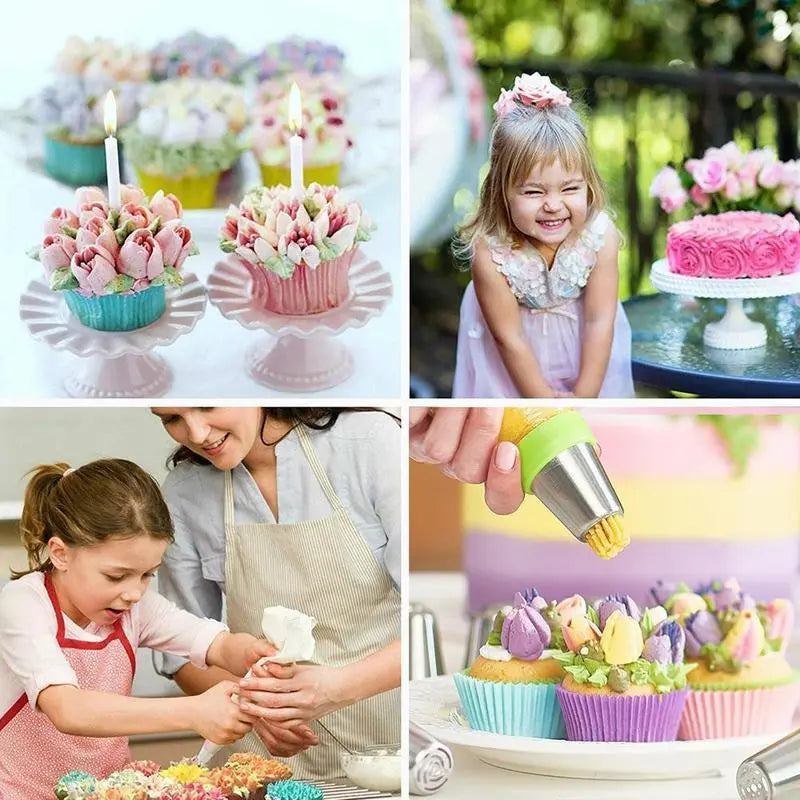 Bake - Spritztüllen-Set für Tortendekoration