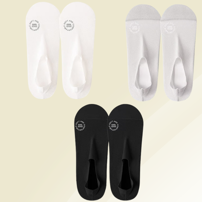 Niedrige Sneaker Socken unsichtbar Antirutsch