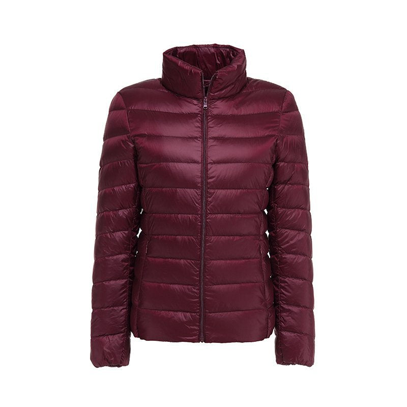 Quilzipper - Damenjacke mit Steppmuster und elastischen Bündchen