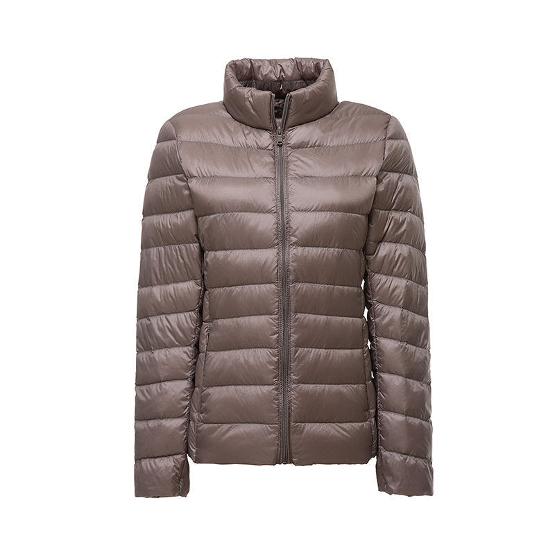 Quilzipper - Damenjacke mit Steppmuster und elastischen Bündchen