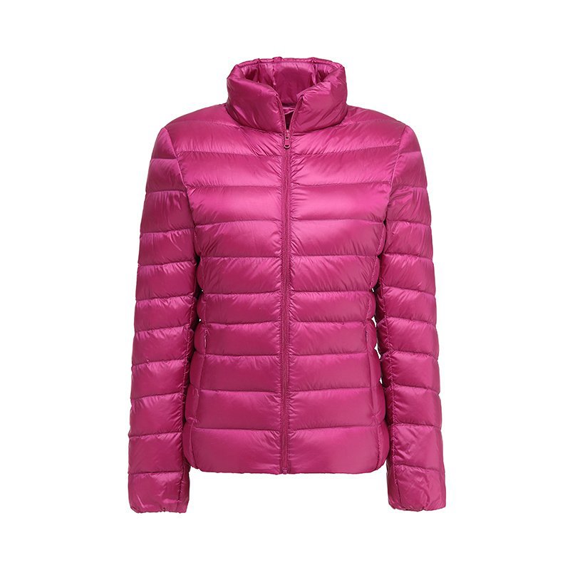 Quilzipper - Damenjacke mit Steppmuster und elastischen Bündchen