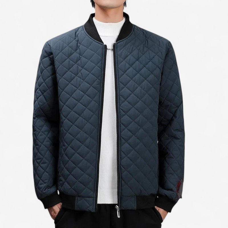 Pablo - Langarmjacke mit Kragen und Reißverschlusstaschen