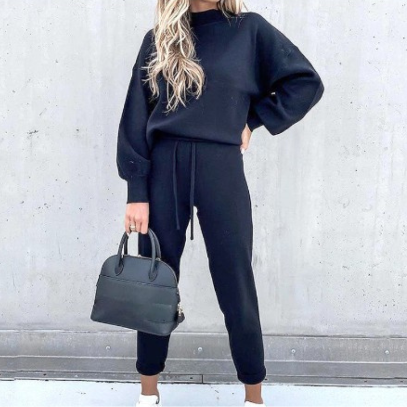 Lounge Set für Damen mit Sweatshirt und Hose