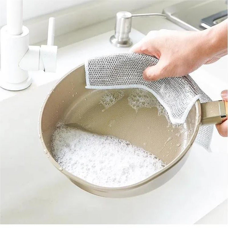 5+5 Gratis | Scrub - Mehrzweck-Drahttücher für Küche