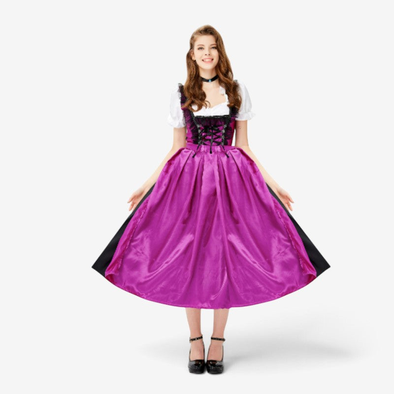 Damen-Dirndl mit floraler Stickerei