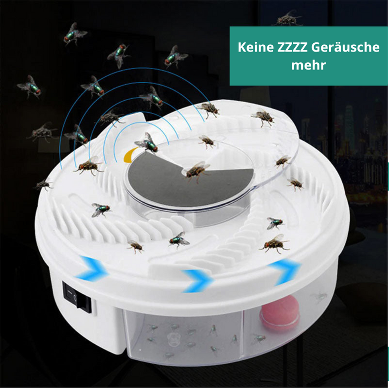 Fliegenfalle mit Rotation & Köderkammern