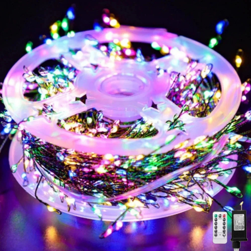 LED Feuerwerks Lichterkette mit Fernbedienung