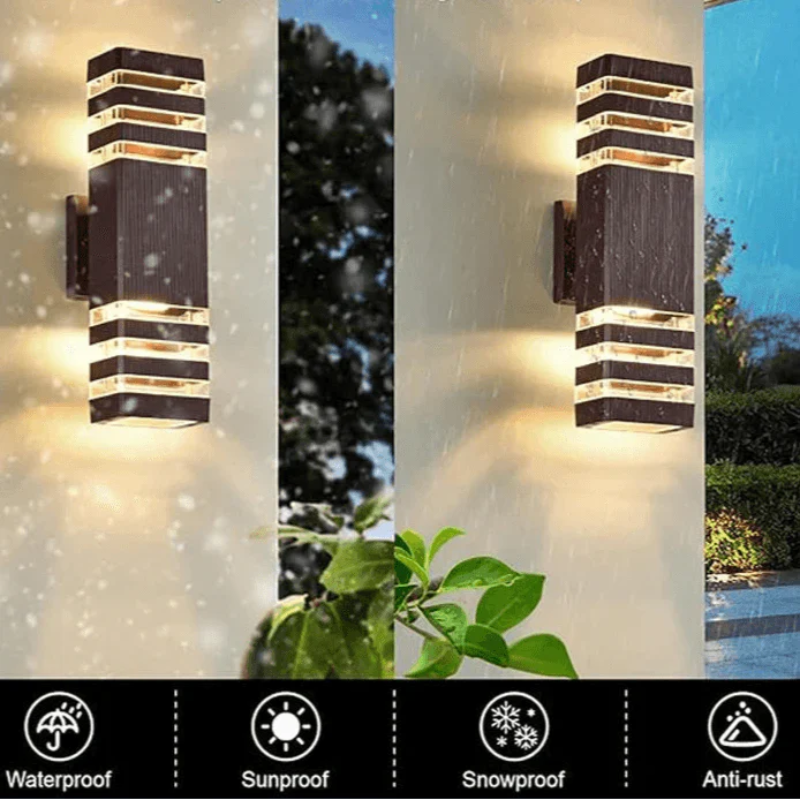 LED Außenwandleuchte Up & Down IP65 Wasserdicht