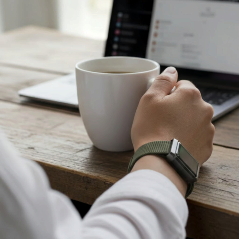StepWeave - Screenloser Fitness-Tracker mit Herzfrequenzüberwachung