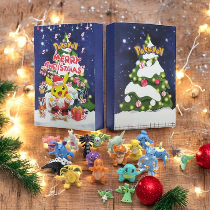 Noelminis - Adventskalender mit Anime-Figuren für Weihnachtscountdown