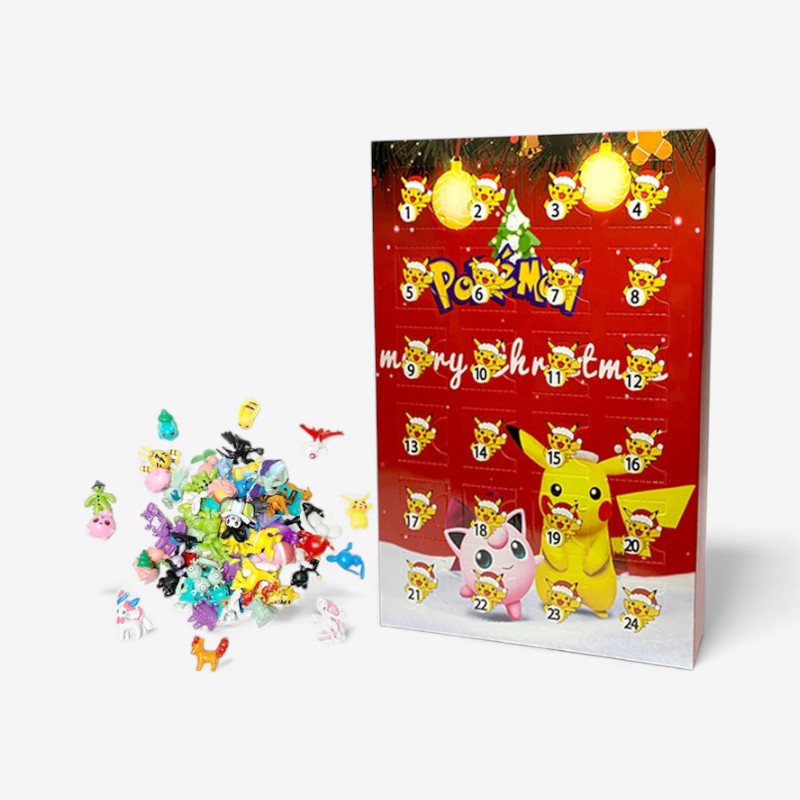 Noelminis - Adventskalender mit Anime-Figuren für Weihnachtscountdown