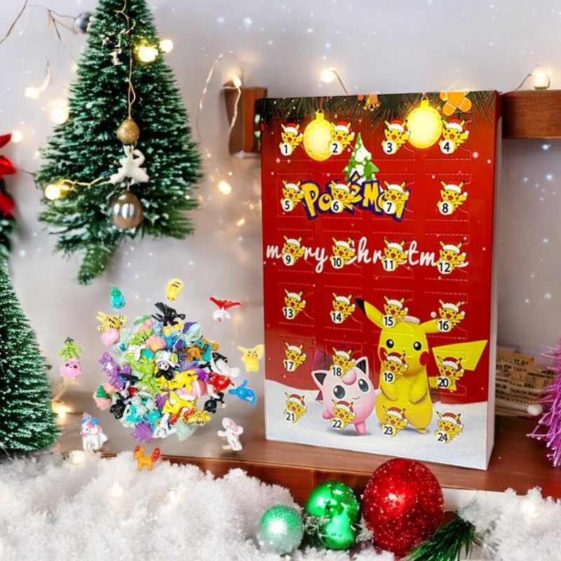 Noelminis - Adventskalender mit Anime-Figuren für Weihnachtscountdown