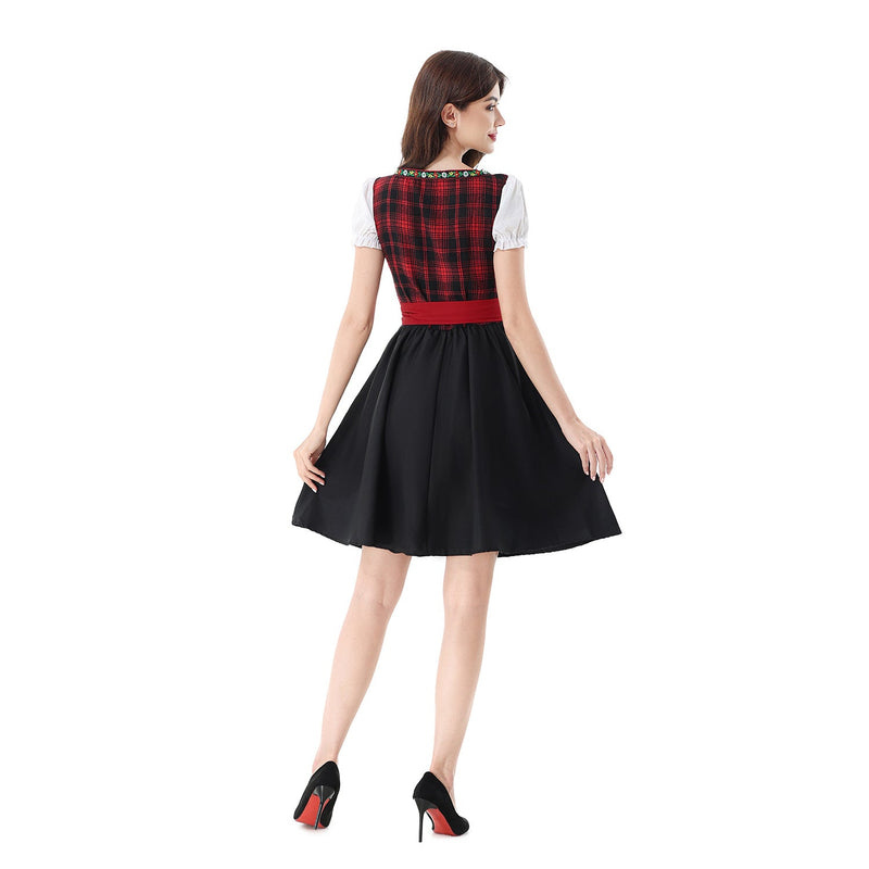 Apronvale - Dirndl für Damen mit Kariertes Mieder