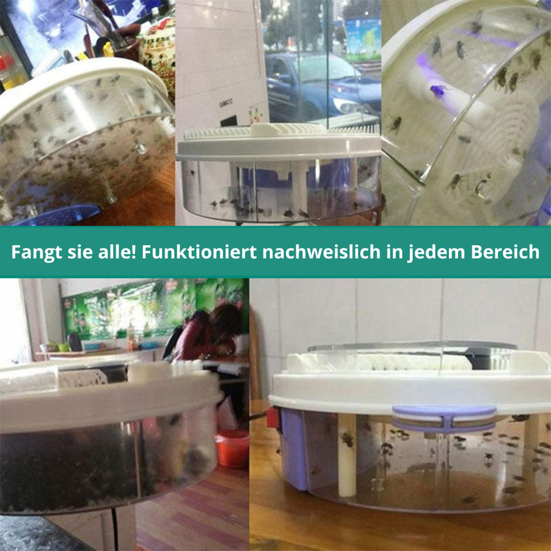 Fliegenfalle mit Rotation & Köderkammern