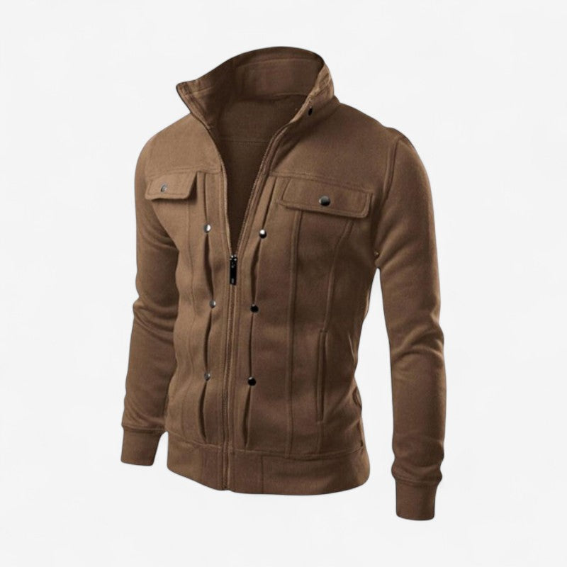 Santos – Langarmjacke mit Reißverschlusskragen