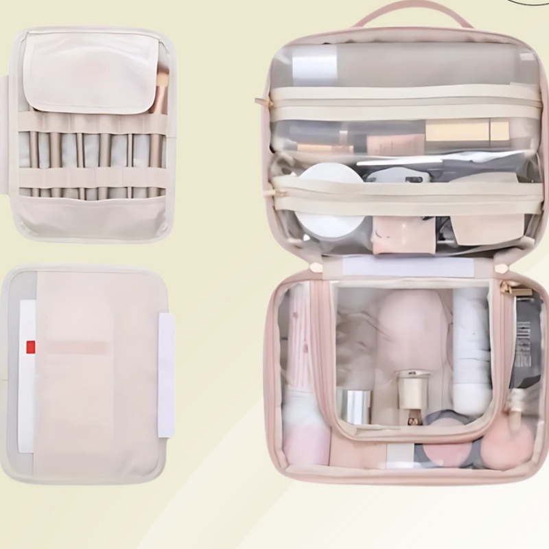 Kosmetiktasche Organizer doppelseitig aufklappbar
