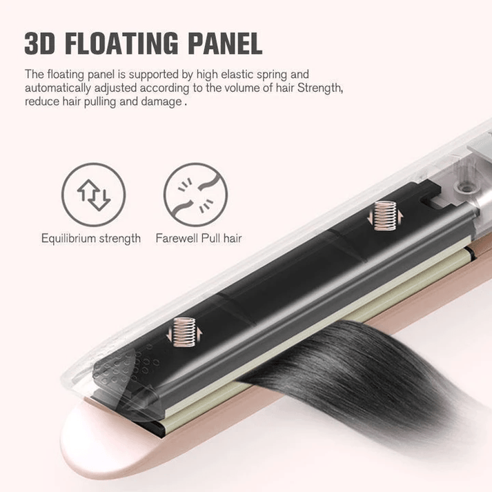 Sleek - Mini Haarglätter mit Keramikplatten für Locken